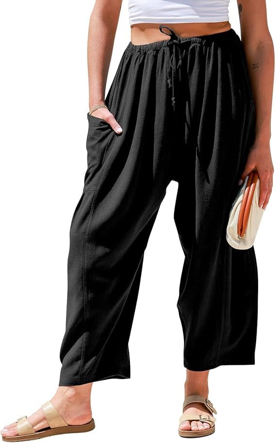 KivaWear Linen Wide Leg Pants