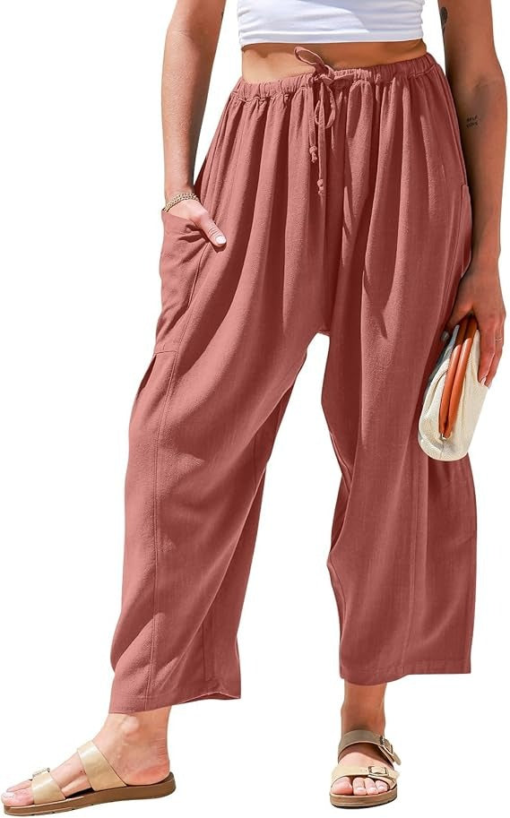 KivaWear Linen Wide Leg Pants
