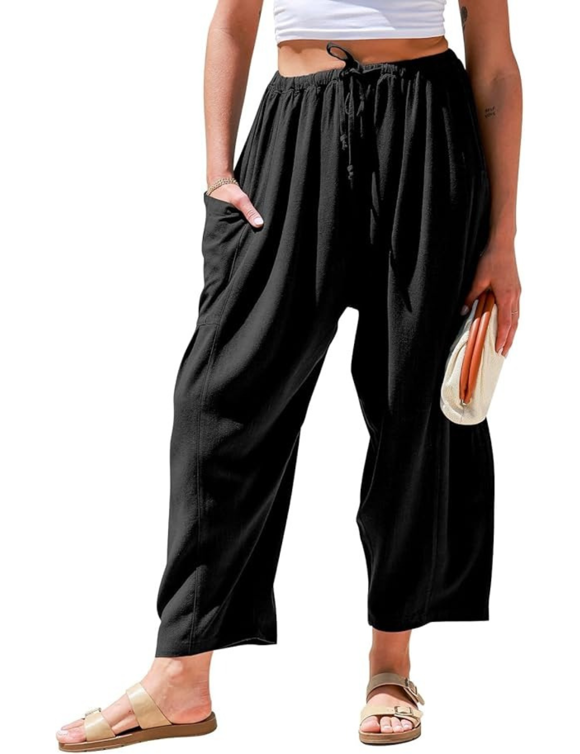 KivaWear Linen Wide Leg Pants