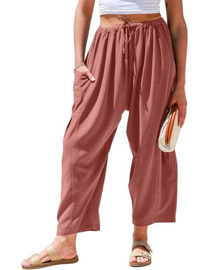 KivaWear Linen Wide Leg Pants